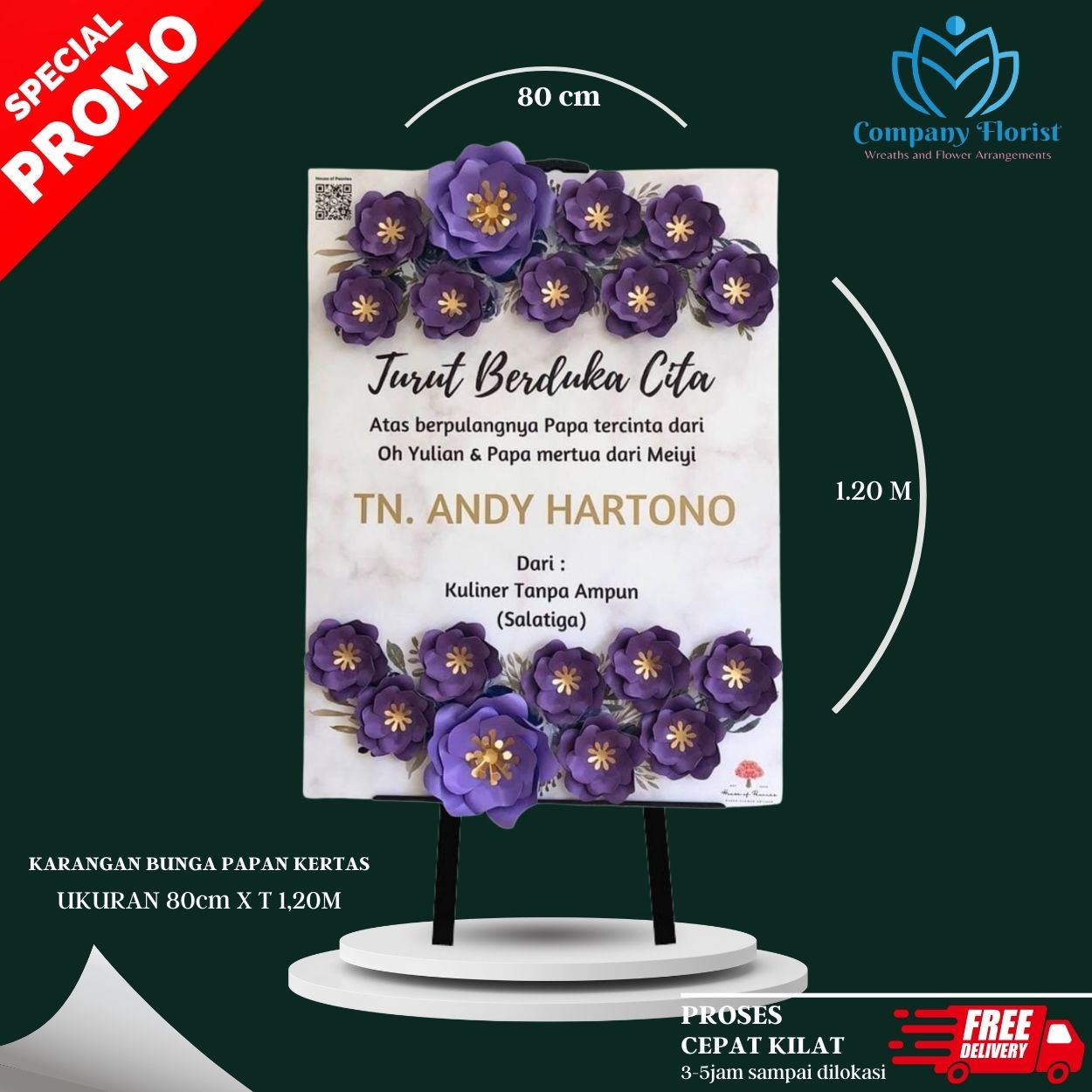 Papan Bunga Kertas Kantor & Perusahaan – Company Florist